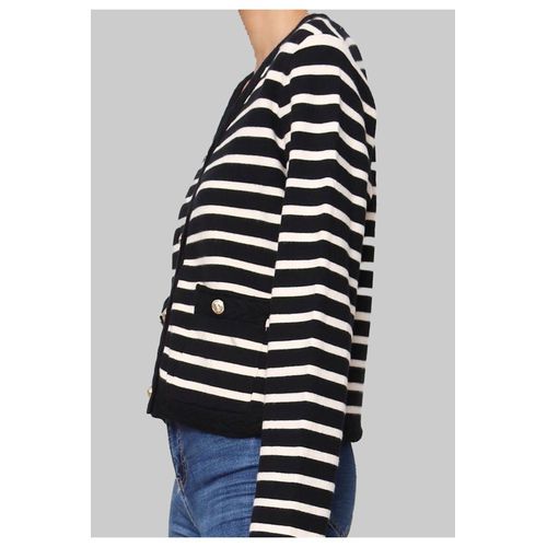 Pull Cardigan Noir Femme
