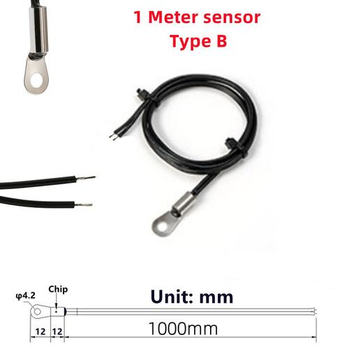 1 M capteur B - Voltmètre de haute qualité 100V 10a, ampèremètre à LED bleue et rouge, double jauge numérique