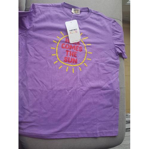 T-Shirt Violet Fille 9 Ans