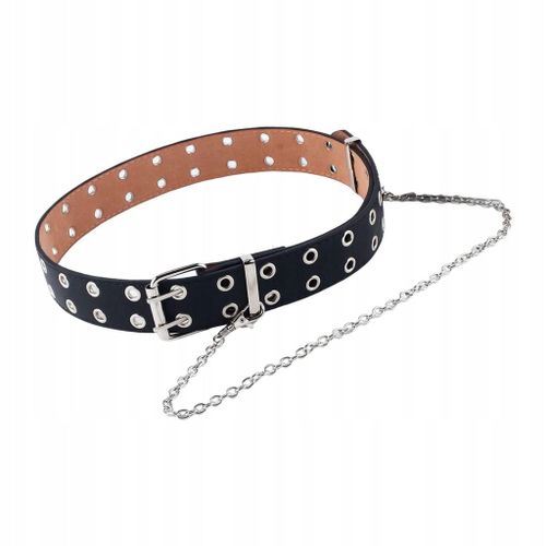 Ceinture Punk Ceinture Ceinture Faite A La Main Avec Chaîne De Motard