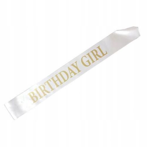 2x Ruban De Satin D'anniversaire Avec Ceinture