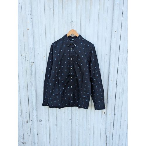 Chemise Manches Longues Carhartt Homme - Bleu Marine Clair À Motifs - Taille M
