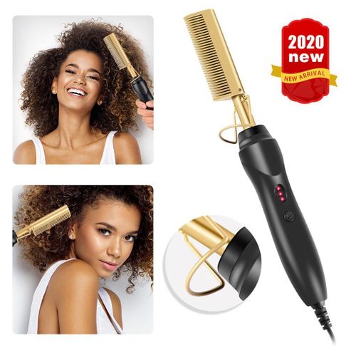 Électrique Peigne Lisseur Baguette Fers À Friser Les Cheveux Fers À Défriser Peigne Soins Des Cheveux Bt066