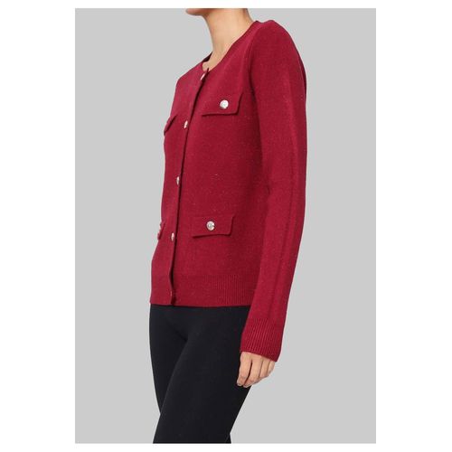 Gilet Cardigan Bordeaux Femme