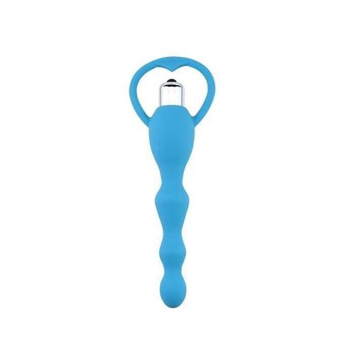 Uo Stimulateur-Plug-Chapelet- Anus Vibrant Perles Silicone Anal Plug V.... -Blue-Uossexmc0330a5645 Coswk37317