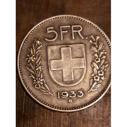 5 Francs Suisse 1933