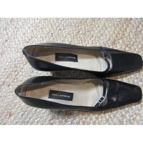 Ted Lapidus Escarpins Cuir À Bride T 39