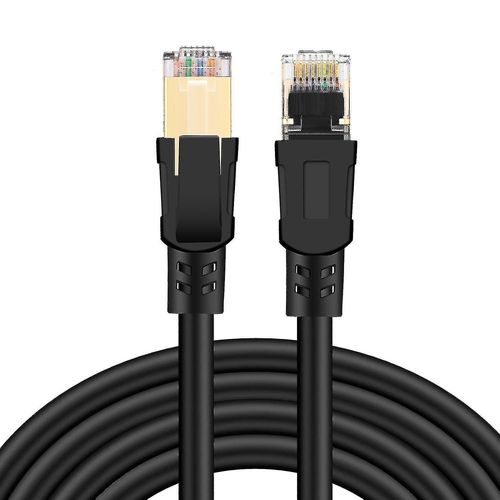 Cable Ethernet Cat 8 Haute Vitesse 40gbps 2000mhz Sftp Réseau Internet Lan Wire Cables-12m-