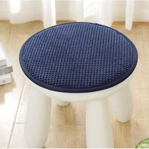 Coussin Rond Épaissi Non Ald Pour La Maison,Petit Tabouret Rond,Chaise De Dortoir Étudiant,Coussin De Cul,Monochromatique