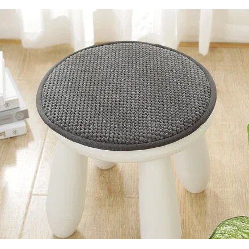 Coussin Rond Épaissi Non Ald Pour La Maison,Petit Tabouret Rond,Chaise De Dortoir Étudiant,Coussin De Cul,Monochromatique