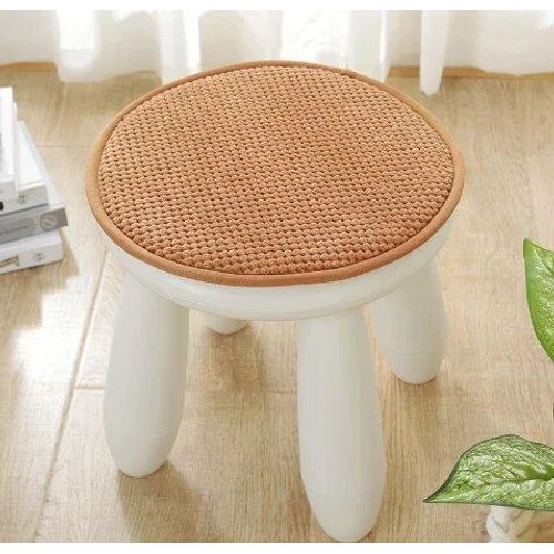 Coussin Rond Épaissi Non Ald Pour La Maison,Petit Tabouret Rond,Chaise De Dortoir Étudiant,Coussin De Cul,Monochromatique