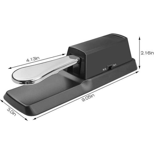 Pédale De Sustain Universelle Pour Claviers Électroniques Yamaha Casio Roland Korg Behringer Moog Piano Midi - Pédale De Sustain Pour Clavier, Cable De 1,8 M Et Cable De 6,5 Mm