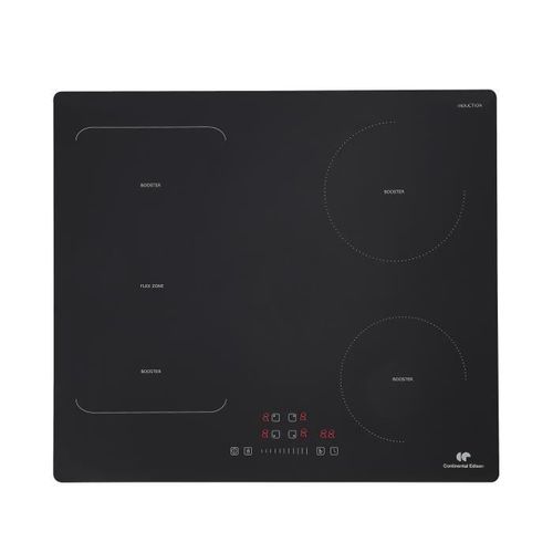 Continental Edison CETI4ZFLEXB1 Table de cuisson à induction Noir - 4 foyers