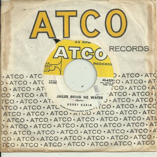 Bobby Darin : Jailer Bring Me Water (Darin) 2:25 / Things (Darin) 2:33