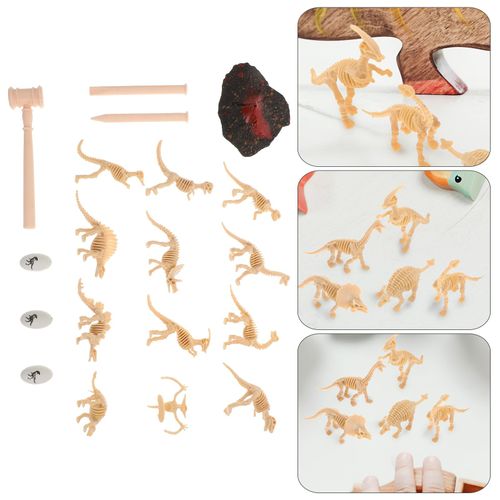 Kit D'excavation De Dinosaures,D37,Vec,Sophia,Os De Sable,Modèle Scientifique Archéologique,Jouets De Découverte De Tiges #A