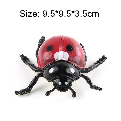 Jouets Miniatures Pour Enfants,Modèle D'insecte,Simulation De Scorpion,Mante,Araignée,Libellule,Pilier Anthracite,Bug,Figauckland,Mignon - Type Ladybug