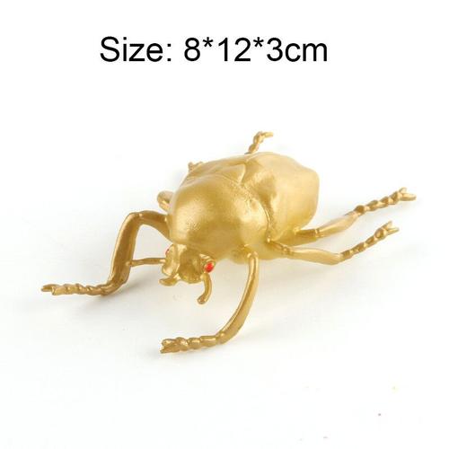 Jouets Miniatures Pour Enfants,Modèle D'insecte,Simulation De Scorpion,Mante,Araignée,Libellule,Pilier Anthracite,Bug,Figauckland,Mignon - Type Golden Beetle