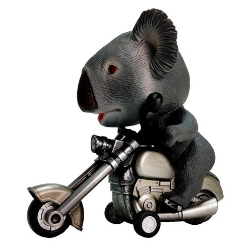 Mini Moto Dinosaure Peinte À La Main Pour Enfants,Modèle Animal De Simulation,Jouets À Inertie,Cadeau Pour Enfants - Type Koala