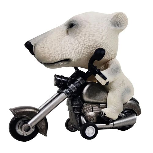 Mini Moto Dinosaure Peinte À La Main Pour Enfants,Modèle Animal De Simulation,Jouets À Inertie,Cadeau Pour Enfants - Type Bear