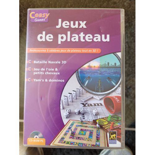 Jeux De Plateau En 3d - Ceasy Games - Cd-Rom Pc