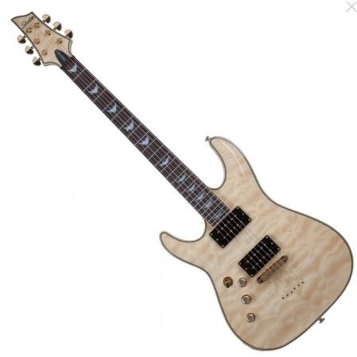 Schecter Omen Extreme-6 Lh Guitare Électrique Gloss Natural (Gnat) Pour Gauchers