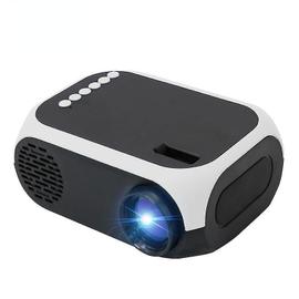 Mini projecteur portatif LED multimédia HD 1080p 80 lumens, prise en charge  des cartes HDMI / VGA / AV / USB / SD, modèle: H80 (noir)