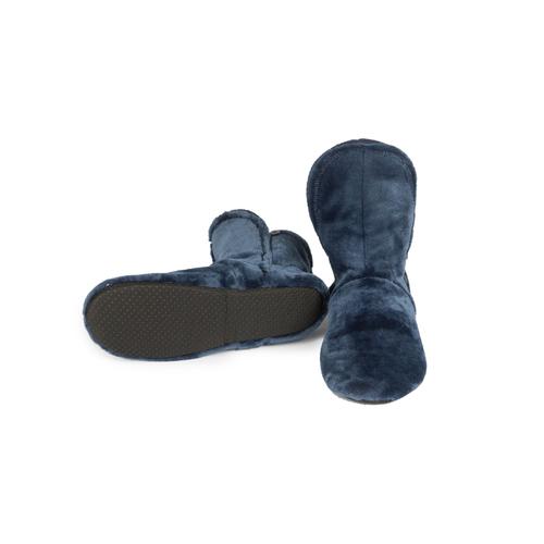 Pantoufles Montantes Bleu Nuit Taille 37-70 Antidérapantes Pour Femme Raikou