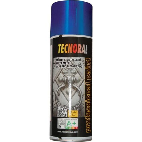 TECNORAL - Bombe de peinture aérosol - Bleu Métallisé