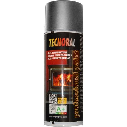 TECNORAL - Bombe de peinture aérosol - Argent pour Haute Température