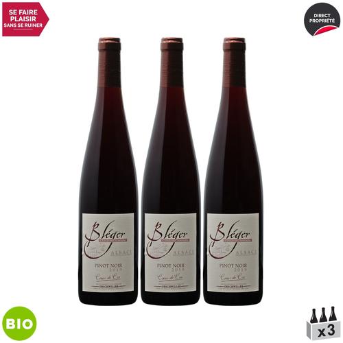 Domaine Claude Et Christophe Bléger Alsace Pinot Noir Coeur De Cru Rouge 2019 X3