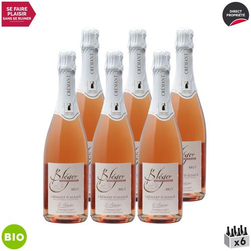 Domaine Claude Et Christophe Bléger Crémant D'alsace Le Séducteur Rosé 2019 X6