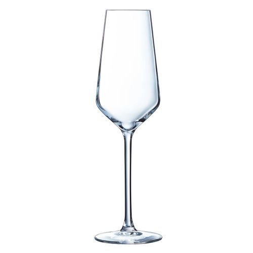 6 Flûtes À Champagne 21cl Ultime - Cristal D'arques - Verre Ultra Transparent Moderne