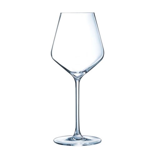 6 Verres À Pied 38cl Ultime - Cristal D'arques - Verre Ultra Transparent Moderne