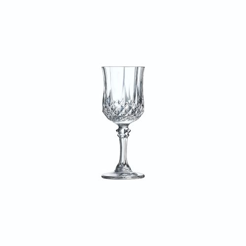 6 Verres À Liqueur 6cl Longchamp - Cristal D'arques - Verre Ultra Transparent Au Design Vintage