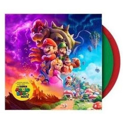 The Super Mario Bros The Movie Vinyle Rouge Et Vert