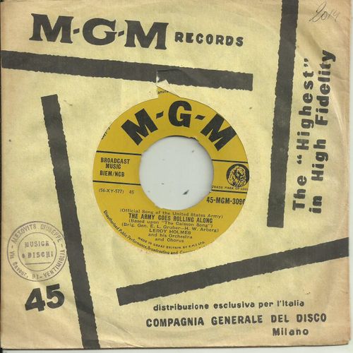 Leroy Holmes And His Orchestra : Duel In The Sun (Tiomkin) (From The Film "Duel In The Sun") / The Army Goes Rolling Along (E.L. Gruber - H.W. Arberg)