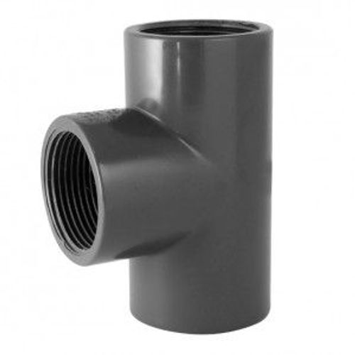 Té 90° PVC pression à visser FFF 11/2  - Raccords - Générique