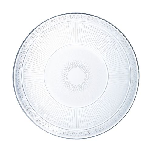 Plat 32cm Louison Rond - Luminarc - Verre Ultra Transparent