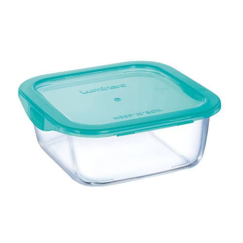 Boîte De Conservation Carrée Hermétique 76 Cl Keep'n Box + Couvercle Lagoon - Luminarc