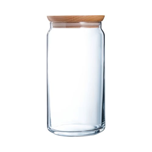 Pot De Conservation En Verre Pure Jar Wood - Luminarc