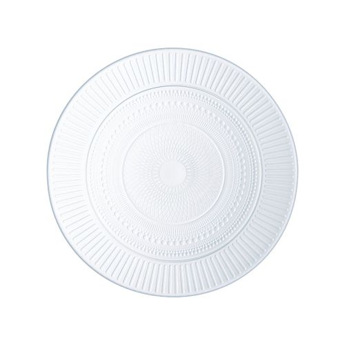 Assiette Plate 25cm Louison - Luminarc - Verre Trempé Extra Résistant