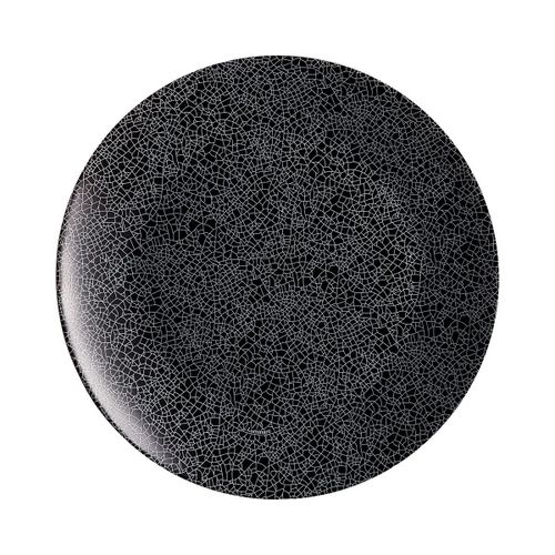 Assiette Plate Noire 25 Cm Zoe - Luminarc