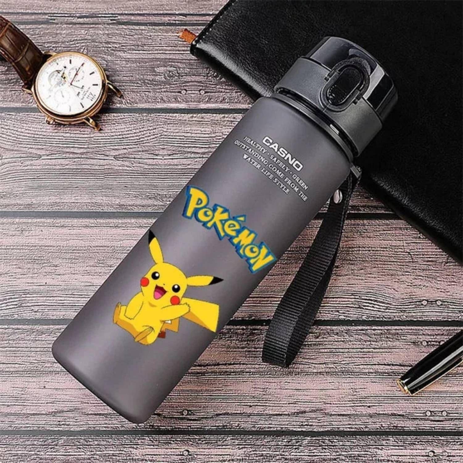 Gourde Pokémon Pikachu, en Verre, 560ml, pour Enfant et Adulte