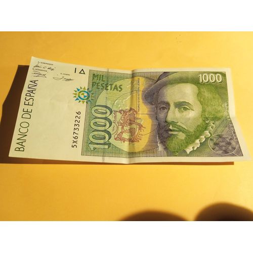 1 Billet Espagne Valeur 1000 Pesetas