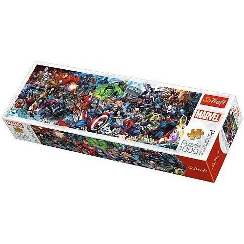 Trefl Other 1000 Pi Ces Panorama Qualité Premium Pour Adultes Et Enfants Partir De 12 Ans Puzzle 29047 Rejoignez L Univers Marvel