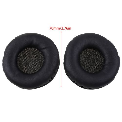 Coussinets d'oreille en Faux cuir éponge de remplacement, 1 paire, coussinets pour casque d'écoute