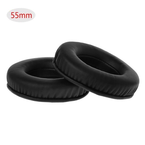Coussinets d'oreille en mousse pour casque d'écoute, 2 pièces, oreillettes de remplacement en PU souple pour casque Sony ATH