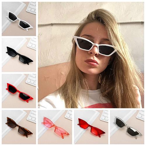 3 @ # Lunettes De Soleil Oeil De Chat Pour Femmes, Tendance Européenne Et Américaine, Rétro, Personnalité Polyvalente, Petite Monture, Uv400, Nouvelle Collection