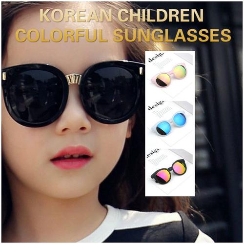 Lunettes De Soleil Tendance Pour Bébés, Verres Réfléchissants Colorés, Anti Ultraviolet, Lunettes De Soleil Givrées Coréennes Pour Enfants, Cyclisme, Uv400