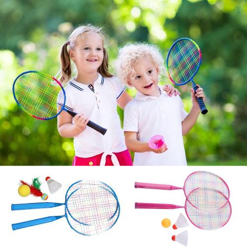 Raquette De Badminton Professionnelle Pour Enfants, Jeux De Sport Décontractés Avec Volants
